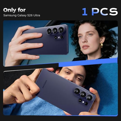 WSKEN for Samsung Galaxy S26 Ultra Camera Lens Protector - Full Coverage - color: Purple
