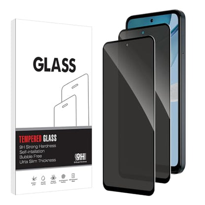 2 Pack Privacy Screen Protector for Motorola Moto G 5G 2023 - color: [Privacy]-Moto G 5G 2023