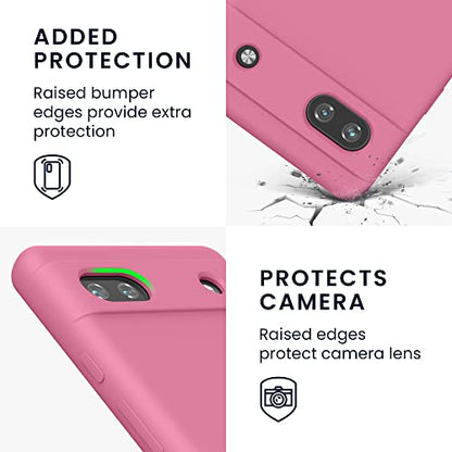 kwmobile Case Compatible with Google Pixel 6a Case - TPU Silicone Phone Cover with Soft Finish - Sweet Candy - color: Sweet Candy, size: Pixel 6a
