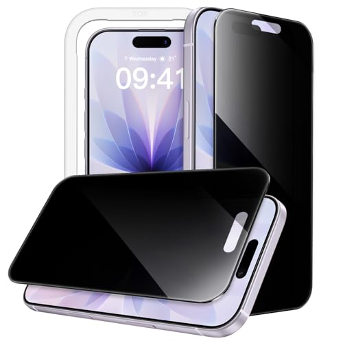 JETech 360° Privacy Screen Protector for iPhone 17, 2-Pack - size: iPhone 17