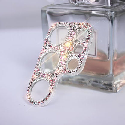 Bling Diamond Camera Lens Protector Compatible with Samsung Galaxy S22 Ultra, Metal Glitter Gem Camera Cover，9H Tempered Glass lens full Screen Sparkle Rhinestone Protector - size: Samsung Galaxy S22 Ultra