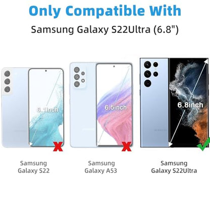 TPU Privacy Screen Protector for Samsung Galaxy S22 Ultra, 3 Pack - size: Samsung Galaxy S22 Ultra