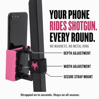 DESERT FOX GOLF - Phone Caddy - Pink - color: Pink