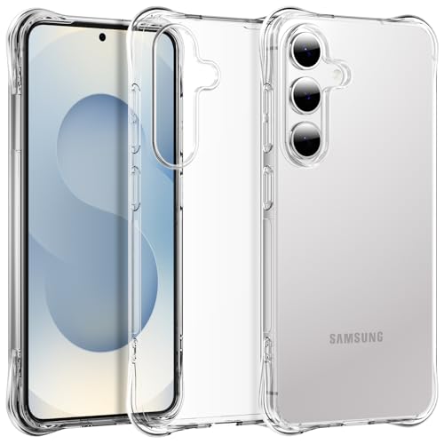 for Galaxy S25 Plus Case, Ultra [Slim Thin] Flexible Scratch Resistant Clear TPU Gel Rubber Soft Skin Silicone Protective Phone Case Cover for Samsung Galaxy S25 Plus (Clear) - size: S25 Plus
