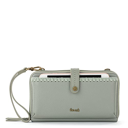 The Sak Iris Smartphone Crossbody Purse - Small Women's Cellphone Bag & Wallet For Everyday- Convertible Wristlet With Zipper | Fits Most Smartphones, Card Slots & Zip Pocket, Detachable Wristlet & Crossbody Straps, Hands-Free for Travel & Errands - color