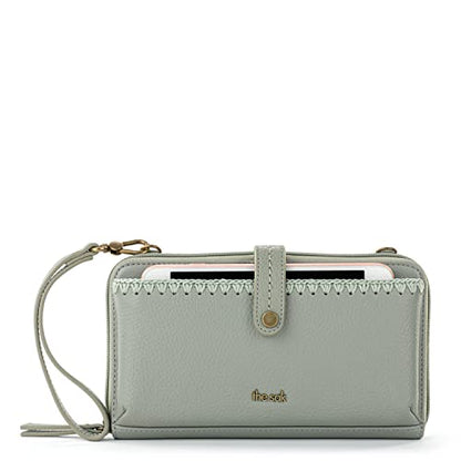 The Sak Iris Smartphone Crossbody Purse - Small Women's Cellphone Bag & Wallet For Everyday- Convertible Wristlet With Zipper | Fits Most Smartphones, Card Slots & Zip Pocket, Detachable Wristlet & Crossbody Straps, Hands-Free for Travel & Errands - color
