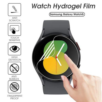 6pcs Flexible Hydrogel film for Samsung Galaxy Watch FE 40mm / Active 2 40mm Smartwatch HD Clear Soft TPU Screen Protector Gel film Ultra-thin, Automatic Repair