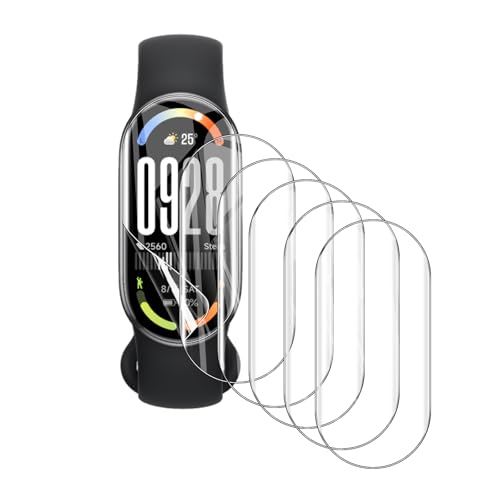 Aiziki（6 Pack Compatible for Xiaomi Smart Band 10 Screen Protector, Flexible TPU Film [Not Glass], Full Coverag, HD Clear Easy Install, Bubble Free for Xiaomi Smart Band 10 Screen Protector - size: RM6-Xiaomi Smart Band 10-Z