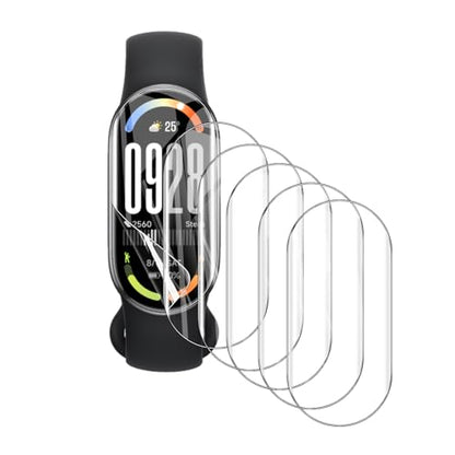 Aiziki（6 Pack Compatible for Xiaomi Smart Band 10 Screen Protector, Flexible TPU Film [Not Glass], Full Coverag, HD Clear Easy Install, Bubble Free for Xiaomi Smart Band 10 Screen Protector - size: RM6-Xiaomi Smart Band 10-Z