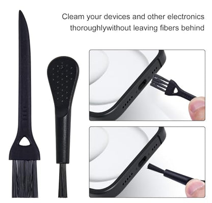 20 Pcs iPhone Dust Plugs, Lightning Charging Port Cover for iPhone 14 Pro Max/ 13 12 11, iPad AirPods, Charger Port Plug Cleaner Protector with 2 Cleaning Brushes - size: Lightning Port