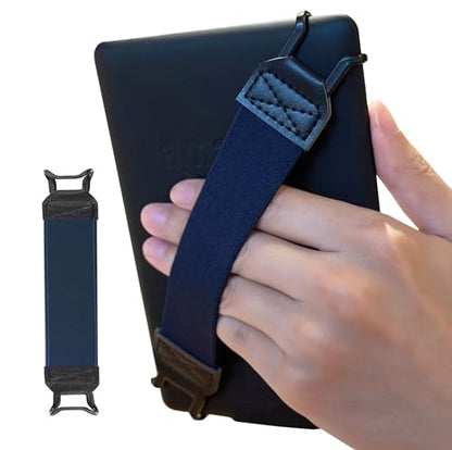 Security Hand-Strap for 6-8" Kindle eReaders Fire Tablet - Kindle/Kobo/Voyaga/Lenovo/Sony Kindle E-Book Tablet, High-Elasticity Versatile Hand Strap Lightweight Finger Grip Holder,Blue - color: Blue