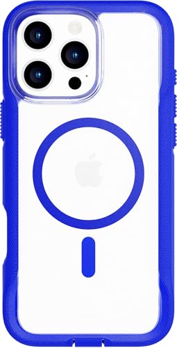 Tech21 EvoPro for iPhone 16 Pro Max Compatible with MagSafe - Impact Protection Case 21x Military Standard Tested - in Clear/Blue - color: Clear/Blue, size: iPhone 16 Pro Max