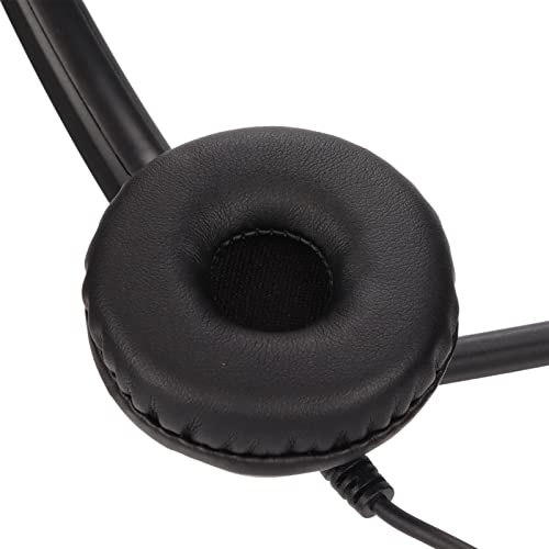 RJ9 Single Ear Headset with Noise Canceling Mic, Mute and Volume Control