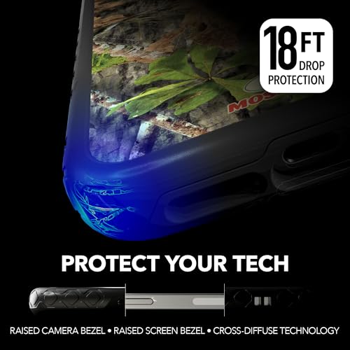 Mossy Oak | Obsession | Dual-Layer Case in Onyx Black Designed for iPhone 13 Pro Shock & Drop Proof - Durable | As Seen on Shark Tank - color: Obsession | Onyx Black, size: Apple iPhone 13 Pro