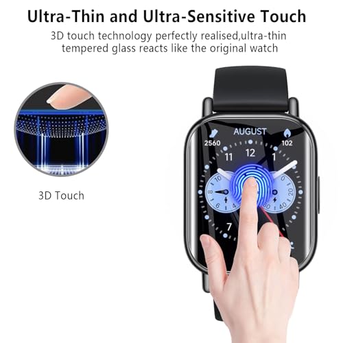 4-Pack for Redmi Watch 5 Lite Screen Protector, Soft Flexible TPU Ultra-Thin Self-Healing Bubble-Free Protective Film for Redmi Watch 5 Lite, HD Clear Case-Friendly Easy Installation - size: Redmi Watch 5 Lite