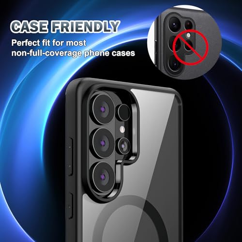 Camera Lens Protector for Samsung Galaxy s26 Ultra, Solid Color Spiral Ring - color: Silver