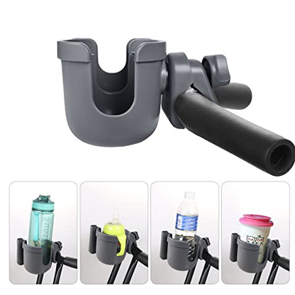Suranew Cup Holder with Phone for Walker Wheelchair Stroller Gray - color: Grey