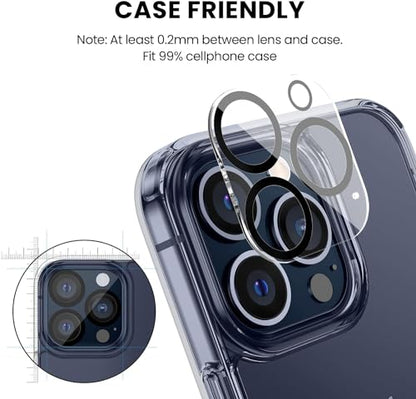 Tensea 3Pcs for iPhone 13 Pro / 13 Pro Max Camera Lens Protector - size: for iPhone 13 Pro/13 Pro Max