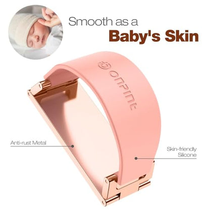 Phone Grip Finger Ring Holder 3.23 Inch, Phone Slim Finger Ring Holder Kickstand 2 in 1, Compatible with iPhone Samsung and Most Smartphones, Pink
