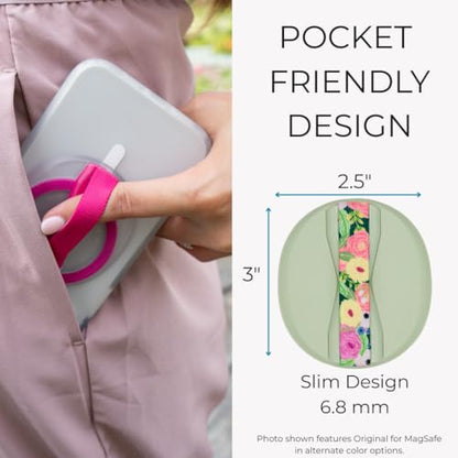 LOVEHANDLE Original Universal Phone Grip - Camellias - color: Camellias