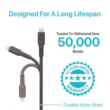 BLACK+DECKER Lightning to USB Cable - Fast Compatible iPhone Lightning, 3ft