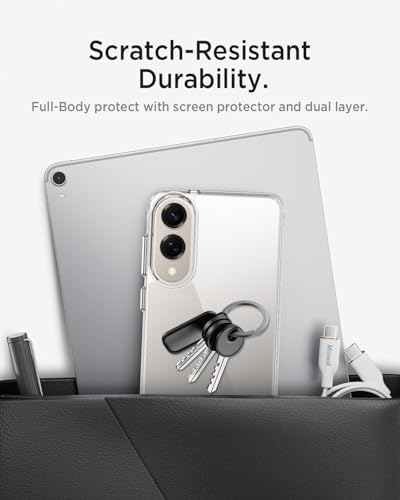 Miimall for Samsung Galaxy S25 Edge Case Clear, Anti-Yellowing Anti-Fingerprint Clear Phone Case | Mil-Grade Protection Slim Shockproof | Thin Anti-Scratch Transparent Rugged Cover for S25Edge