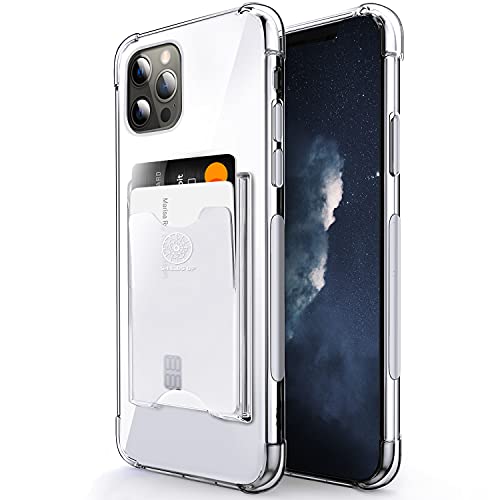Shields Up for iPhone 12 Pro Max Case with Card Holder, Wallet Case, Clear - color: Clear-, size: iPhone 12 Pro Max