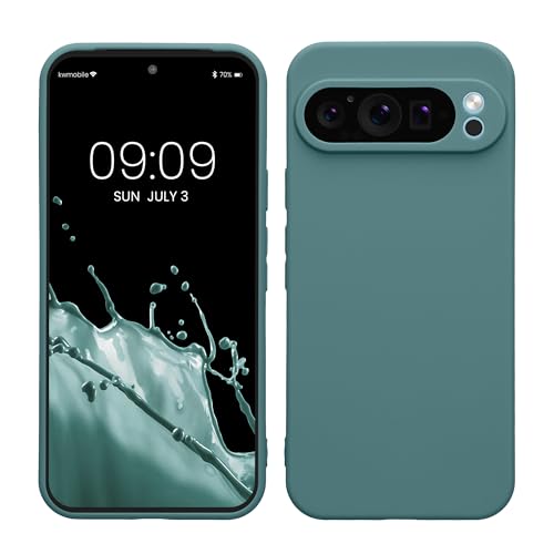 kwmobile Case Compatible with Google Pixel 9 Pro XL Case - Protective Slim TPU Phone Cover - Soft Matte Finish - Arctic Night - color: Arctic Night