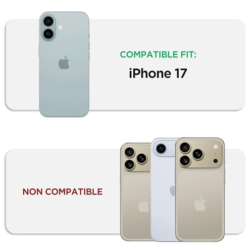 Encased Waterproof Case for iPhone 17 with Belt Clip - IP-68 Full-Body Protection with Camera Control Button and Port Covers [Military Grade] (Compatible with MagSafe) - size: iPhone 17