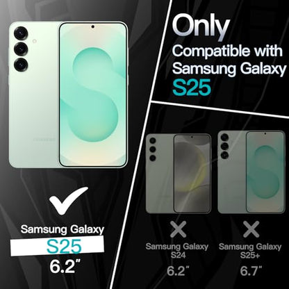JETech Slim Case for Samsung Galaxy S25, Mint | Camera Lens Protection, Soft TPU Design, Matte Finish, Shockproof Protection - color: Mint, size: Galaxy S25