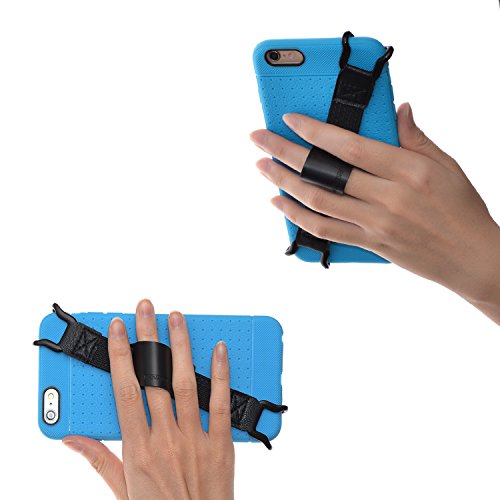 TFY Security Leather Hand Strap Holder for Smartphones - color: Hand-strap with Holder