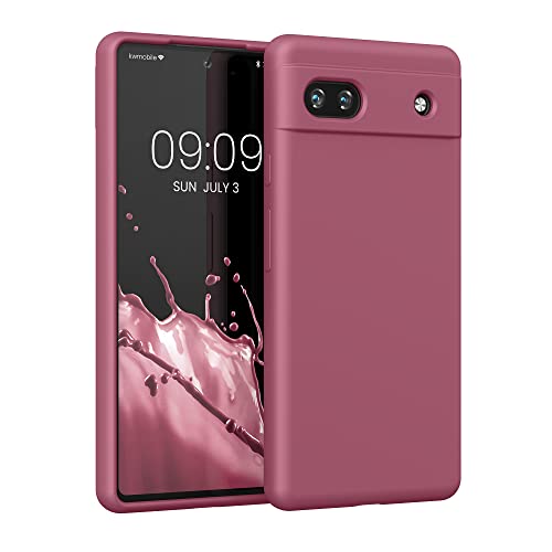 kwmobile Case Compatible with Google Pixel 6a Case - TPU Silicone Phone Cover with Soft Finish - Orchid Violet - color: Orchid Violet, size: Pixel 6a