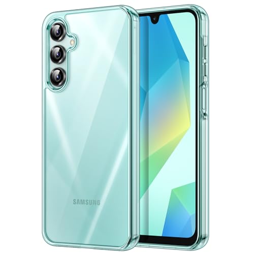 JETech Case for Samsung Galaxy A16, Anti-Yellowing, Light Green | Shockproof Protection, Scratch Resistant Hard PC Back, Durable Transparent TPU Bumper - color: Light Green, size: Galaxy A16