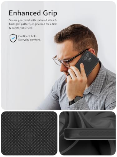TUDIA MergeGrip Magsafe Compatible for TCL NXTPAPER 70 Pro Case Matte Black | Military Grade Drop Tested Dual-Layer Protection - Matte Black - color: Matte Black