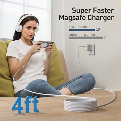 RYND 2026 Latest Magnetic Wireless Charger for iPhone: Mag Safe Charger Fast Charging Pad Compatible with iPhone 17 16 15 14 13 12 Pro Max Plus & Airpods 2 3 4Pro(3 Pack)