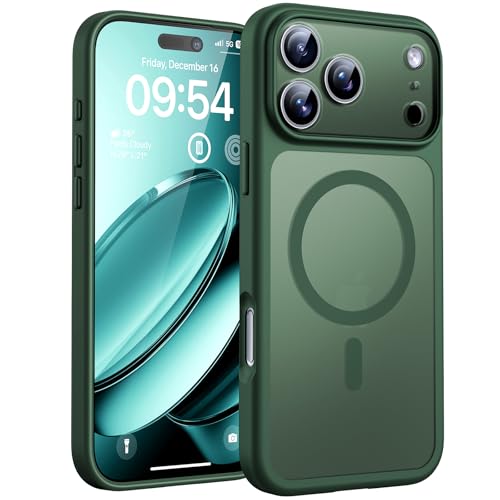TOCOL for iPhone 17 Pro Max Case, Compatible with MagSafe, Alpine Green - color: Alpine Green, size: Iphone 17 Pro Max