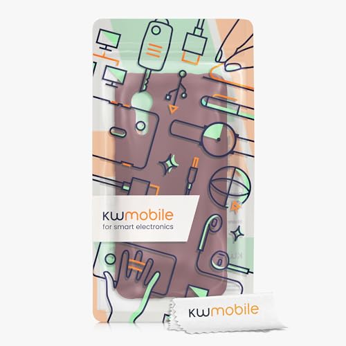 kwmobile Case Compatible with Samsung Galaxy Xcover 5 Case - Soft Slim Protective TPU Silicone Cover - Bordeaux Violet - color: bordeaux violet