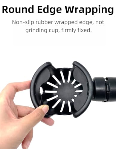2-in-1 Water Bottle & Phone Holder for Bike - Stroller Cup Holder (Grey) - color: Grey (upgrade)