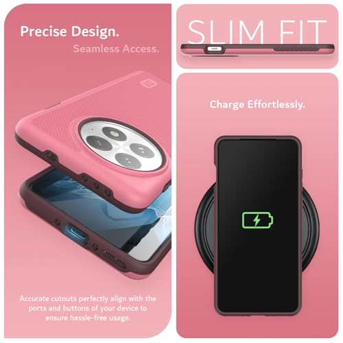 TUDIA MergeGrip for OnePlus 13 Case 5G (2025) - [Military Grade Drop Tested] Dual Layer Shockproof Slim Heavy Duty Tough Cover Phone Cases - Smokey Pink - color: Smokey Pink, size: Basic