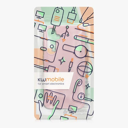 kwmobile Case Compatible with Samsung Galaxy A55 5G Case - Soft Slim Protective TPU Silicone Cover - Dusty Pink - color: dusty pink, size: Galaxy A55 5G