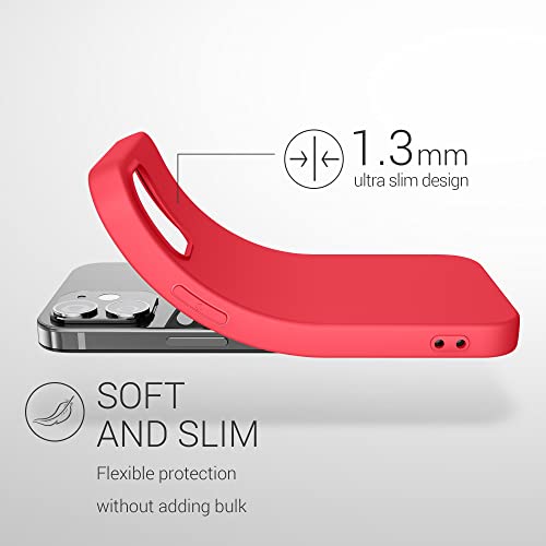 kwmobile Case Compatible with Apple iPhone 12 / iPhone 12 Pro Case - Soft Slim Protective TPU Silicone Cover - Awesome Pink - color: Awesome Pink