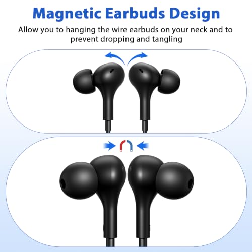 iMangoo for Apple MFi-Certified Lightning Wired Earbuds Headphones with Mic - color: Black