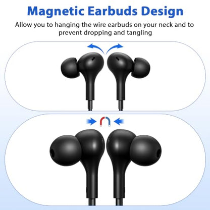 iMangoo for Apple MFi-Certified Lightning Wired Earbuds Headphones with Mic - color: Black