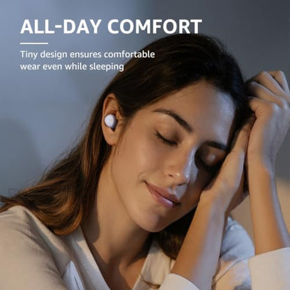 TOZO A1 Wireless Earbuds Bluetooth 5.3 Light Weight in Ear Headphones - color: Light Purple