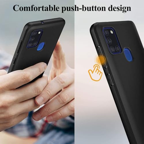 2-Pack TPU Case for Murena Teracube 2E - Black | 6.1" Soft Flexible Gel Cover, Shockproof Anti-Scratch Protective Phone Bumper - color: Black+Black