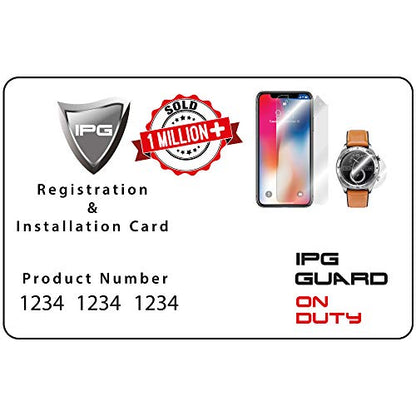 IPG for Universal Round Watch Screen Protector (2 Units) Hydrogel Film Bubble Free Anti-Scratch Invisible Protection Good for Smart Watch Too Size Options are Available (39 mm Diameter)