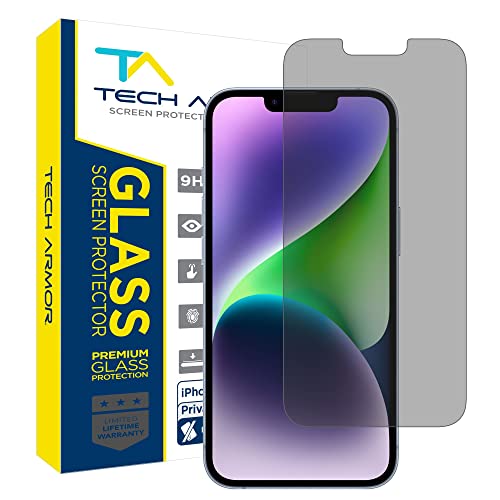 Tech Armor Privacy Screen Protector for iPhone 14 Plus & 13 Pro Max 1-Pack - size: iPhone 14 Plus / 13 Pro Max-6.7 Inch