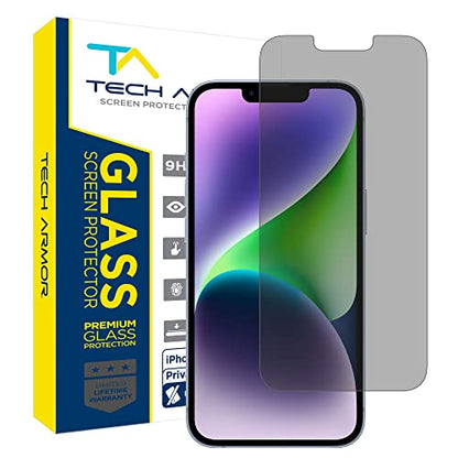 Tech Armor Privacy Screen Protector for iPhone 14 Plus & 13 Pro Max 1-Pack - size: iPhone 14 Plus / 13 Pro Max-6.7 Inch