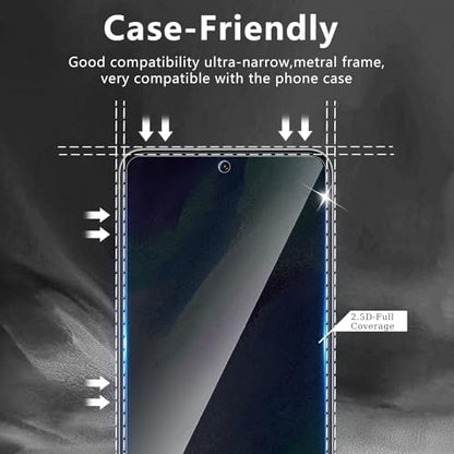 3 Pack Privacy Screen Protector Designed for Samsung Galaxy S21 FE,Full Coverage Anti-Spy Tempered Glass Film,9H Hardness,Anti-Fingerprint,Bubble Free,Easy to Install - color: Galaxy S21 FE FK3