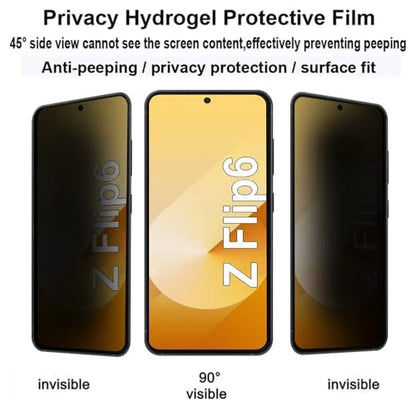 2 Pack Privacy Screen Protector For Samsung Galaxy Z Flip3 5G - color: Samsung Galaxy Z Flip 3